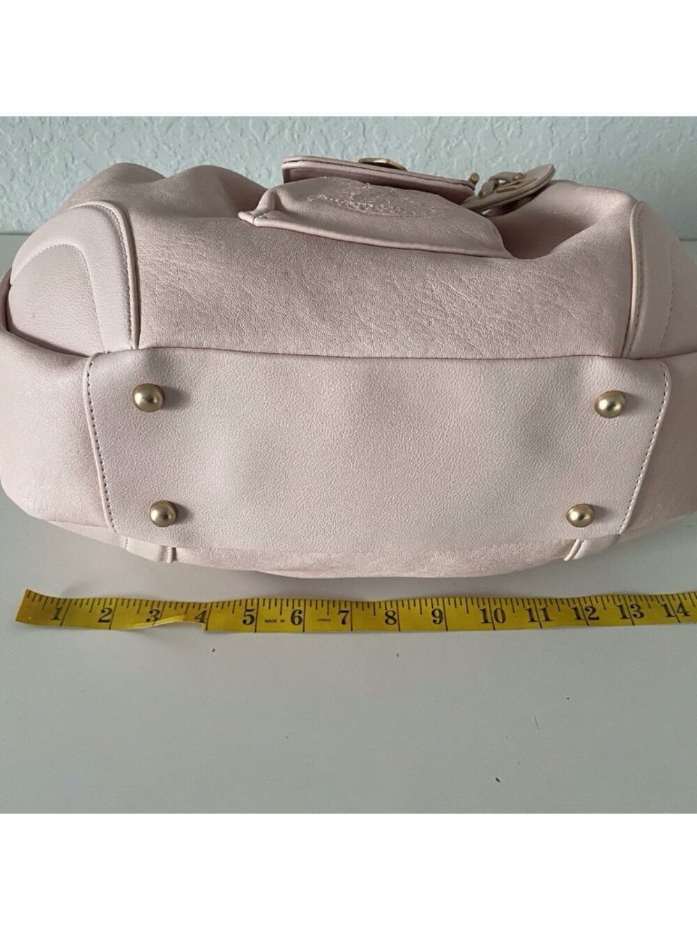 Juicy Couture Royal To Juicy Satchel Bag Purse In Pink Clay W/Charm VIRAL NEW - Picture 9 of 12